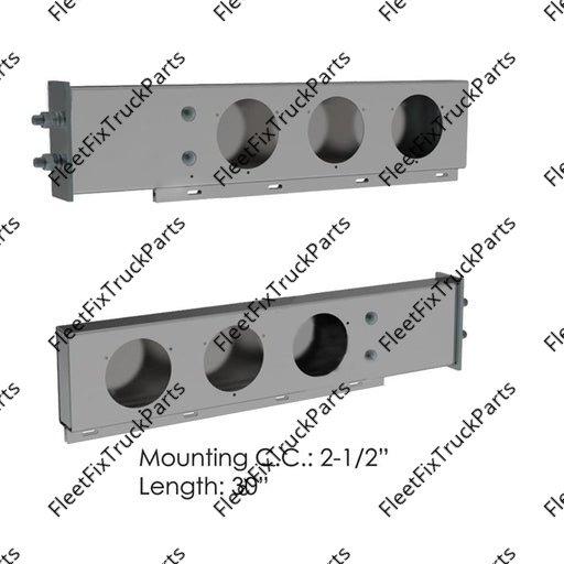 New Aftermarket Light Bar 2 Pc Set Stainless Steel 562.Q1004SS 91049 22302