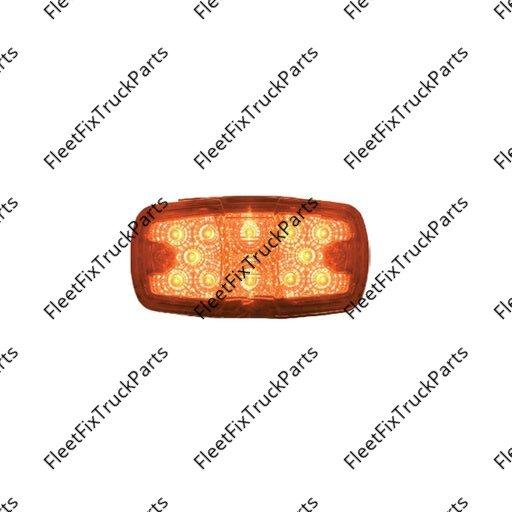 New Aftermarket Marker Light LED 2inX4in Bullseye Amber 571.LD26A12 G4603 2660A