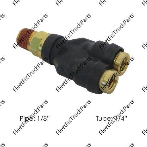 New Aftermarket PLC Male Branch Y DOT 1/4in X 1/8in 177.12C6142