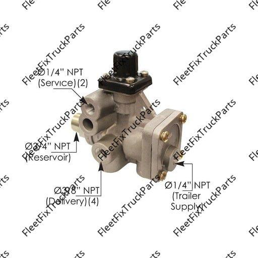 New Aftermarket SR5 Type Brake Valve No Anti-Compounding 170.065438 65438 109616