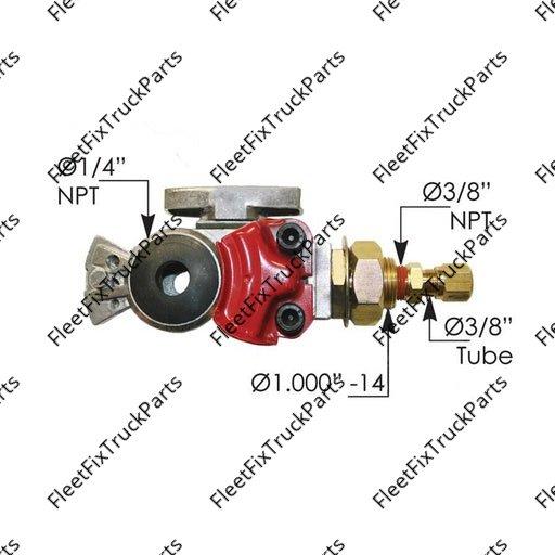 New Aftermarket Shutoff Gladhand Emergency 179.1009 12308