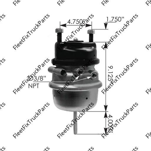 New Aftermarket Spring Brake Type 18/24 Disc Brake 179.SB1824DB LCP1824D