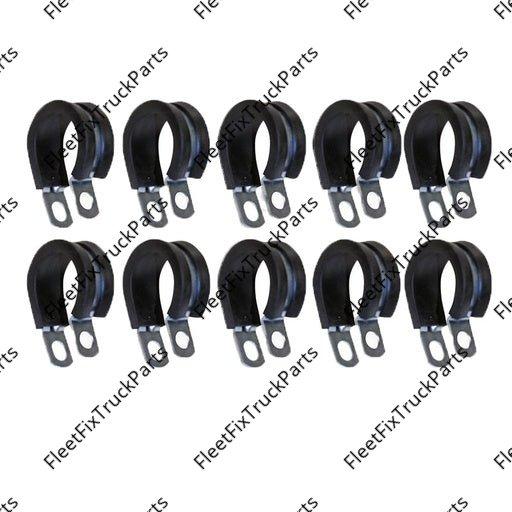 New Aftermarket Tube Clamp Rubber Lined 1in - 10 Pack 561.3116 907RA 492006 021119 545164