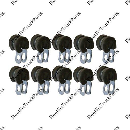 New Aftermarket Tube Clamp Rubber Lined 3/8in - 10 Pack 561.3106 903RA 545064 021115 492001