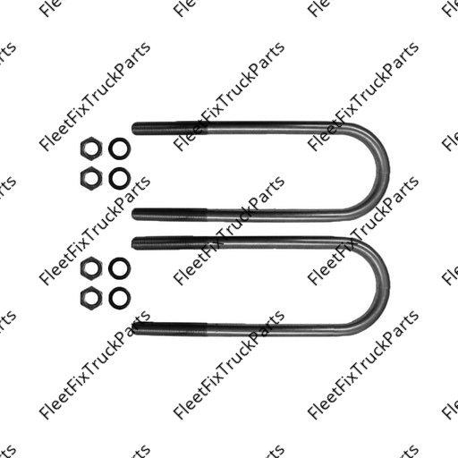 New Aftermarket U Bolt Kit 1in X 5in X 17in AUBK8175-17 11-23854-000 1123854000
