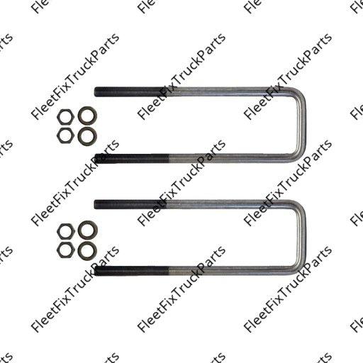 New Aftermarket U Bolt Kit SQ 7/8in X 4-1/2in X 16-1/2in AUBK8264-164S