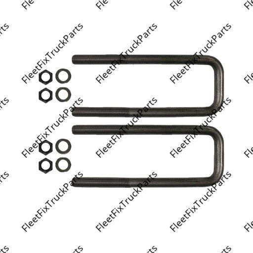 New Aftermarket U Bolt Kit Square 3/4in X 3in X 10-3/8in AUBK8251-103 SP0074 30701605 SPK0011