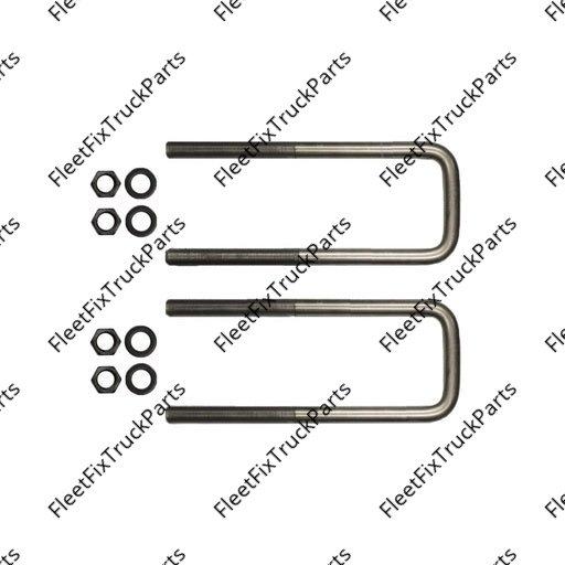 New Aftermarket U Bolt Kit Square 7/8in X 4in X 12-3/4in AUBK8264-126 2312870310