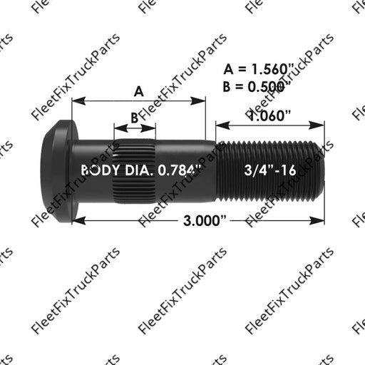 New Aftermarket Wheel Stud 201.6291 R005776