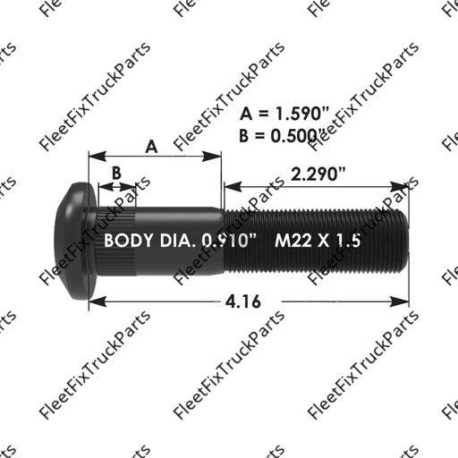 New Aftermarket Wheel Stud 201.6140 R0010223 E10223